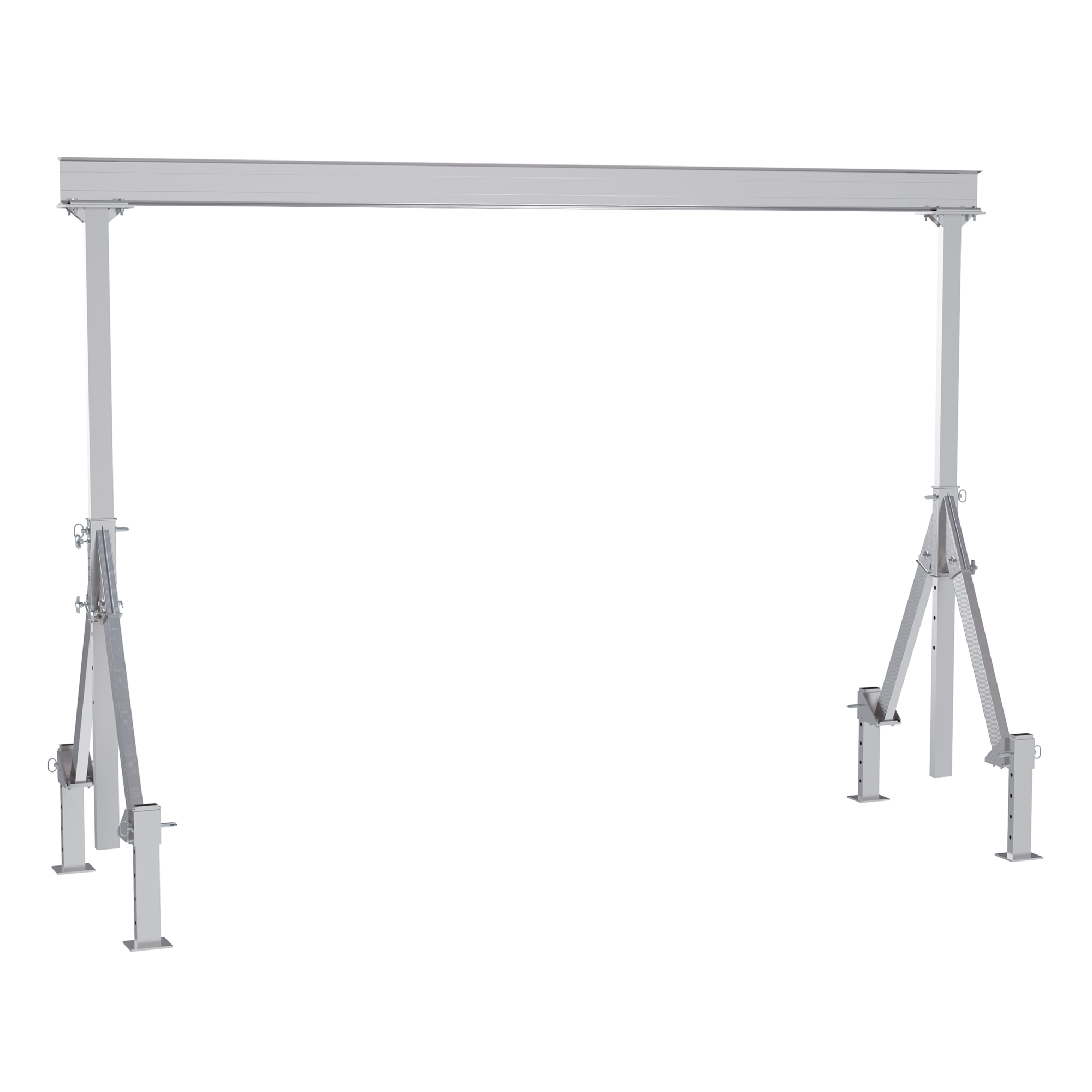 Vestil Adjustable Height Aluminum Gantry Crane - 15ft. x 12ft., 2000-Lb. Capacity, Model# AHA-2-15-12-ALO